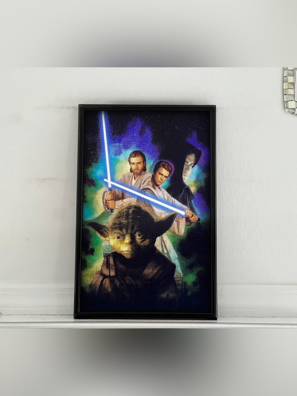 STAR WARS Anikan Skywalker Obi-Wan Kenobi Yoda Jedi Poster